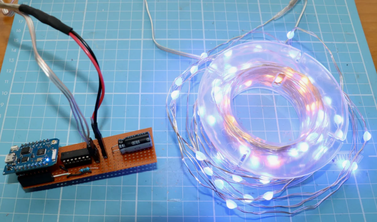 Sparkling Lights – WS2812B fairy light with WLED